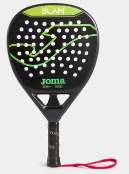 Ракетка для падел-тенниса Joma Slam с чехлом, средний баланс, графит, 360-370 г (DE61D23EB554)