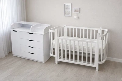 Комплект мебели Babymax Кровать Престиж New і Комод-90 Белый