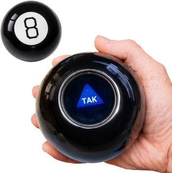 Магический шар-предсказатель Украинский UFT Magic Ball 8 UA для принятия решений 10 см (UFTmagicball810UA)