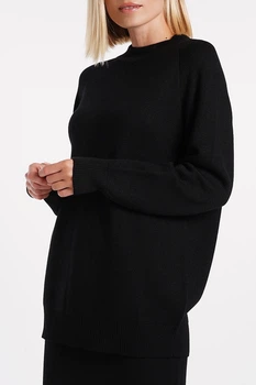 Жіночий трикотажний джемпер із вовни Giulia FREYJA 4421/230 L/XL Black-black