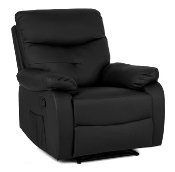 Масажне крісло ZM Mebel Elite INTER екошкіра Чорне