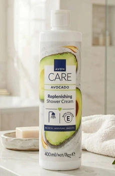 Гель для душу з олією авокадо "зволоження" avon care, 400 мл