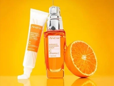 Набір Anew AVON для обличчя з вітаміном С «Максимальне сяйво» 2 одиниці