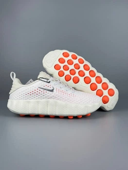 Жіночі кросівки з вишивкою Nike mind 002 White Orange 41 (26см)