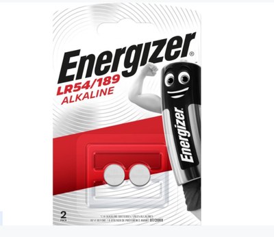 Батарейка щелочная Energizer Alkaline LR54 189 SR54 LR1130W 189 G10 Blister 2шт