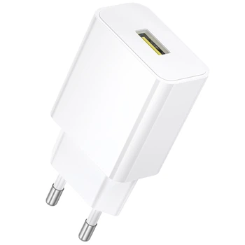 Сетевое зарядное устройство Borofone BA111A Star QC3.0 (1USB-A) (White) (254485)