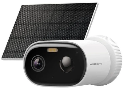 Комплект розумної бездротової камери MERCUSYS MC410 KIT 2K HD та сонячної панелі