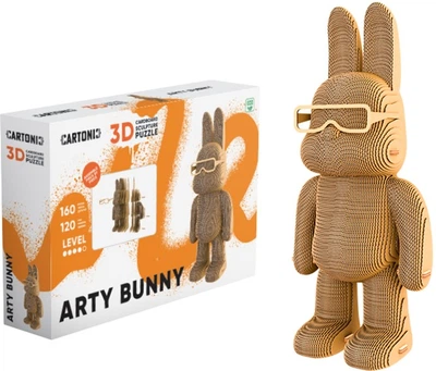 Картонный конструктор Cartonic 3D Puzzle ARTY BUNNY (CARTARTBUNN)