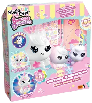 Zestaw kreatywny Epee DIY Rodzinka jednorożców kawaii (EP60047) (5905896607348)