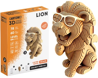 Картонный конструктор Cartonic Collectible LION (CCARTLION)