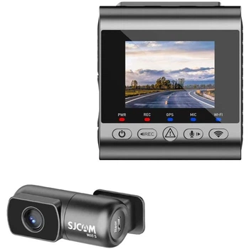 Відеореєстратор SJCAM Dashcam M60S + камера заднього виду, WIFI, 4K, HDR (6972476163401)
