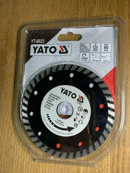 Алмазный диск YATO YT-6023 125 мм 8,0 мм 22,2 мм (YT-6023)