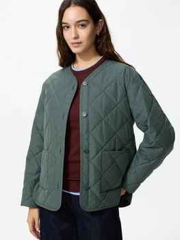 Куртка Uniqlo розмір L оливкова (56) (482274)