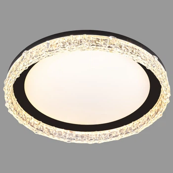 Люстра стельова led 54W 49см для натяжної стелі (87-1089 BK)