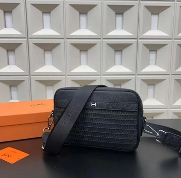 Чоловіча сумка Hermes Black 60661