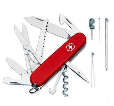 Швейцарський ніж Victorinox Huntsman Plus Червоний (1.3715)