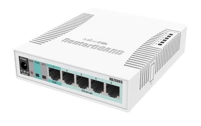 Коммутатор Mikrotik RB260GS, White (CSS106-5G-1Sr2)