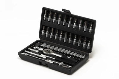Набір інструментів MASTERTOOL ¼" 46 шт 4-14 мм кейс 78-6046