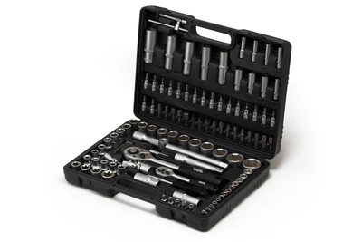 Набір інструментів MASTERTOOL ¼"&½" 108 шт 4-14 мм 10-32 мм кейс 78-7108