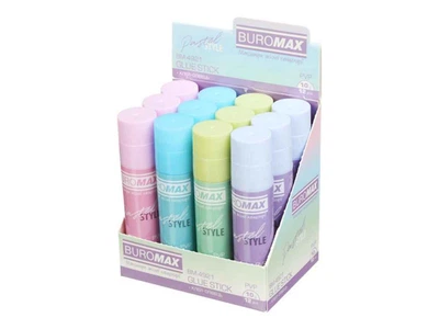 Клей-олiвець BUROMAX PASTEL 10г PVP BM.4921