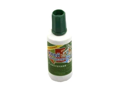 Клей канцелярський ЕТАЛОН-С (силікатний) 70г з пензликом