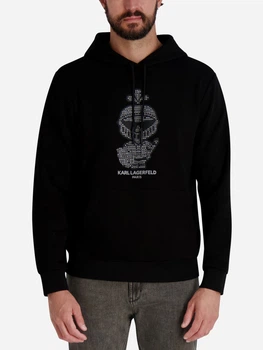 Худі чоловіче Karl Lagerfeld 544253765 L Чорне (1159864876)