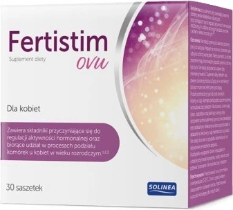 Kompleks witaminowy dla kobiet Solinea Fertistim Ovu 30 saszetek (5907572581027)