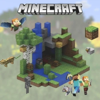 Магнитный конструктор minecraft Magnetic Cube 300 деталей кубики конструкторы для взрослых и детей водопад