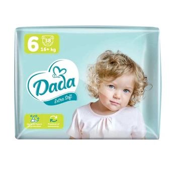 Подгузники детские Dada Extra Soft 6 Extra Large (16+кг) 38 шт.