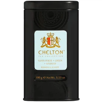 Чай Chelton Super Pekoe Green Tea& Soursop чорный и зеленый 100 г