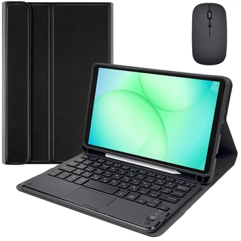Чехол-клавиатура Smart Cover + Мышка для Samsung Galaxy Tab A9 / A11 Ukr+Ru+En Black