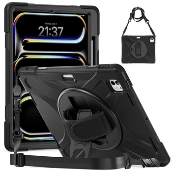 Чехол с ремешком Pirate King Case для Apple iPad Pro 13 (2024) / Pro 13 (2025) Black