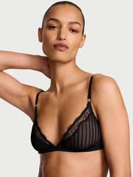 Бюстгальтер без косточек кружевной Victoria's Secret 5677033 L Черный (1159874819)