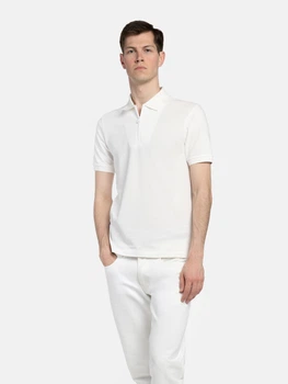 Поло чоловіче Polo AS-46 Zip S зріст 4 білий (M14.06.00.621)