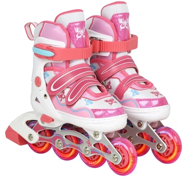 Ролики Inline T-REX M розовые 34-37 легкие прочные