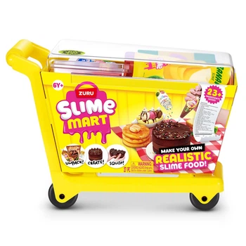 Игровой набор со слаймами "Тележка вкусностей" Slime Mart 15907 серии "Shopping Cart"