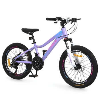 Велосипед детский Profi Balance BL-2002, алюминиевая рама, надувные резиновые колеса 20", 21 скорость, сиреневый