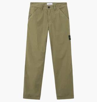 Штаны Stone Island Mercerised Organic Cotton Ripstop Chino Pant Olive L1S153100008-S0298-V005G M