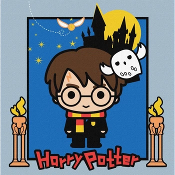 Набір для розпису по номерах для дітей WB "Harry Potter: Таємниці замку" 25х25см Ідейка (299977)
