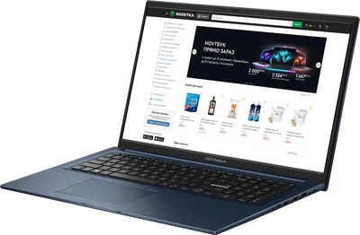 Ноутбук ASUS Vivobook 17 X1704VA (17.3"/Intel Core 5 120U/16/SSD1000/DOS) (X1704VA-AU887)
