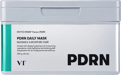 Набор тканевых масок VT Cosmetics PDRN Daily Mask из PDRN для укрепления барьера и регенерации кожи 30 шт (8803463010379)