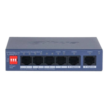 Коммутатор 6 портов управляемый Dahua DH-CS4006-4ET2GT-36 PoE