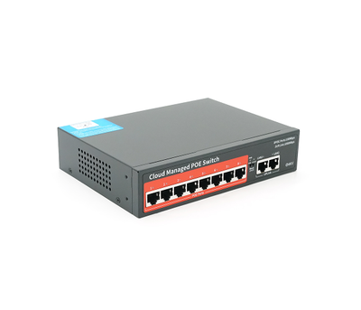 Коммутатор 8-портовый управляемый PoE YOSO YO208G-120
