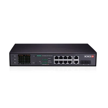 Коммутатор неуправляемый PoE Provision-ISR PoES-08120GCL+2Combo гигабитный с 8 портами PoE
