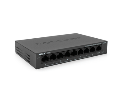 Коммутатор POE Mercury MS09CPS с 8 портами