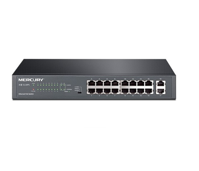 Коммутатор POE Mercury SG118PS 16 портов