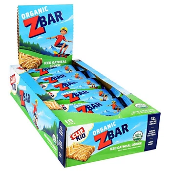 Набор детских органических батончиков Clif Bar Kid Organic ZBar 18 шт (вкус овсяное печенье с глазурью)