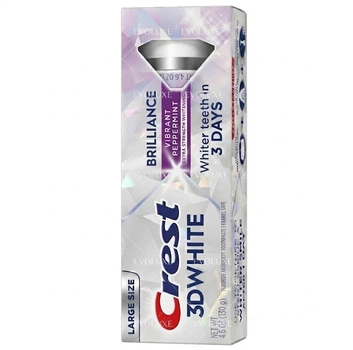 Зубня паста Crest 3D White Brilliance Vibrant Peppermint (4.6 Oz) 130 г
