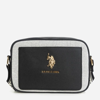 Сумка крос-боді через плече жіноча маленька U.S.Polo Assn 27A360-AA00A(Black) Чорна (786662315439_1159866762)