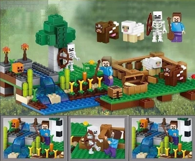 Конструктор Minecraft SJ8804 Ферма 199 деталей Майнкрафт MineWorld My World